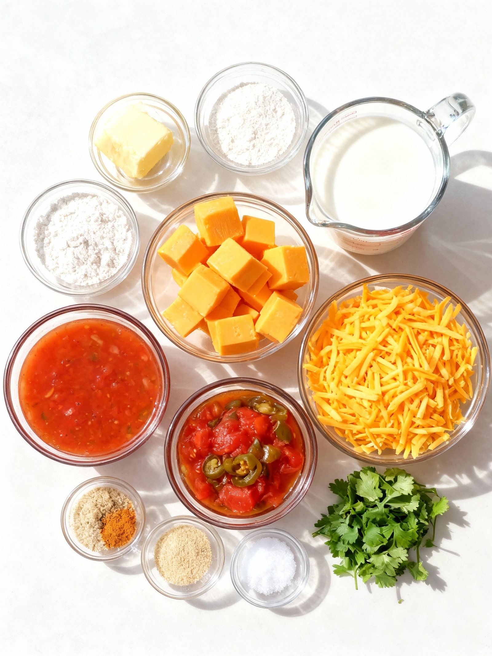 The Best Mexican Restaurant Cheese Dip Recipe ingredients