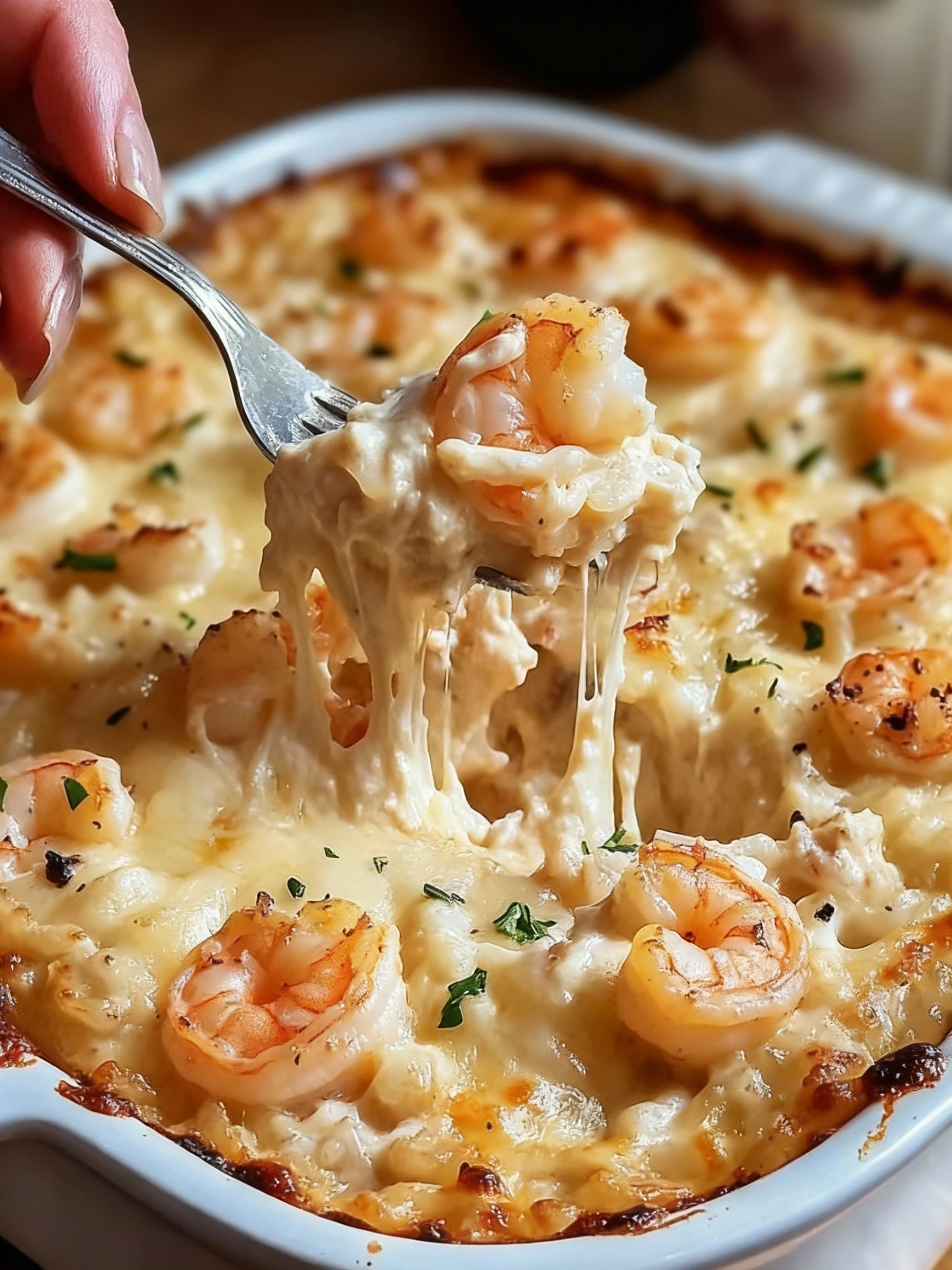 The Best Shrimp Casserole finished