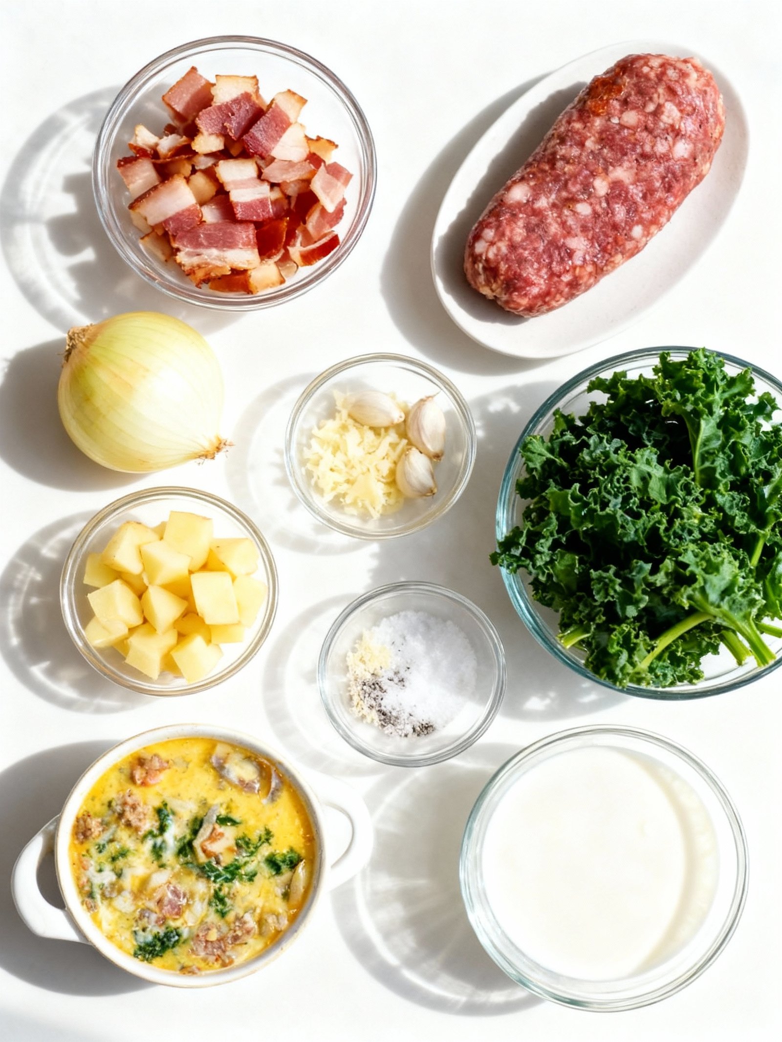 Better than Olive Garden, and WAY easier to make! This homemade Zuppa Toscana is rich, flavorful, and made with simp... ingredients