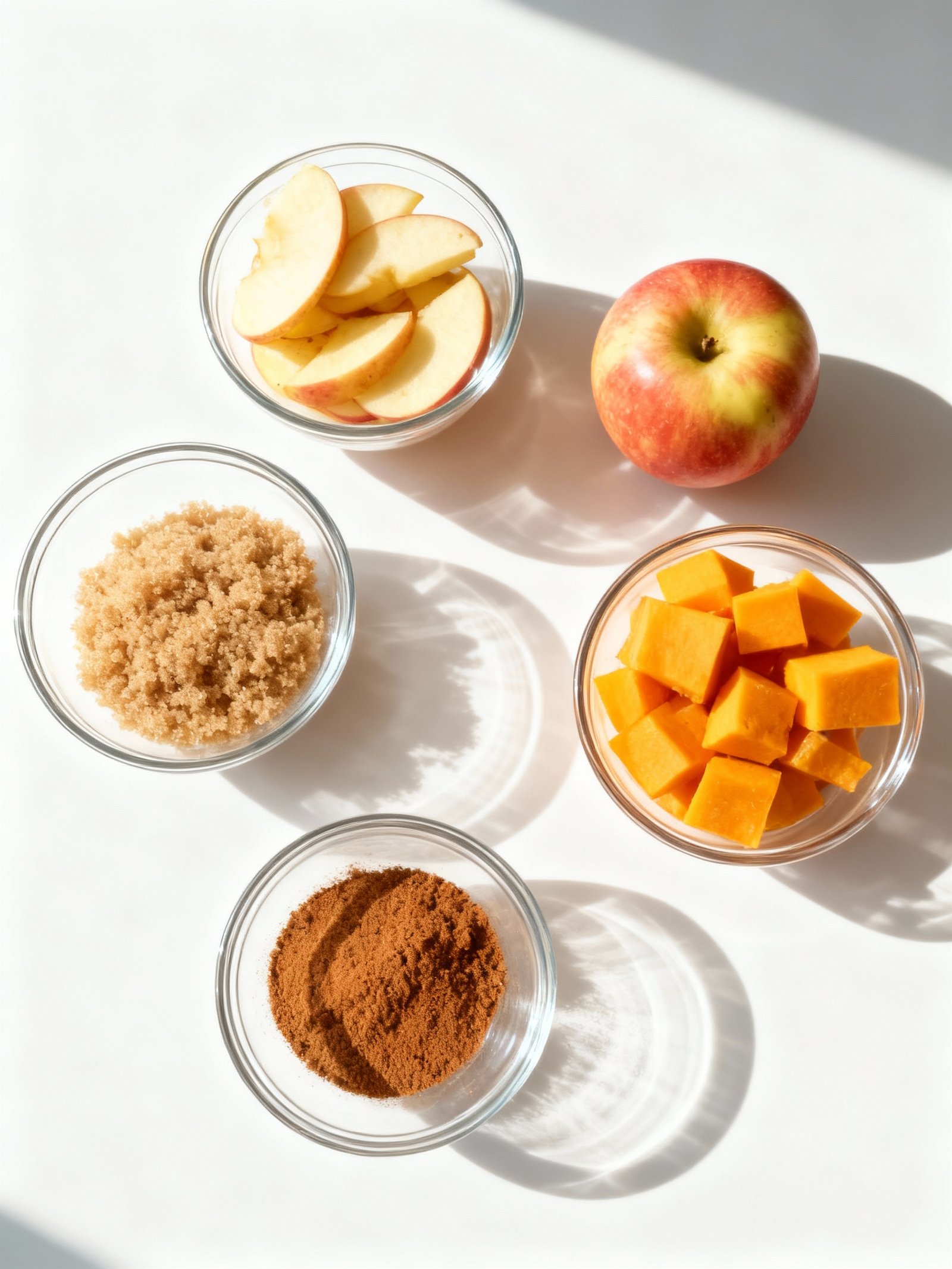 Butternut Squash Apple Bake ingredients