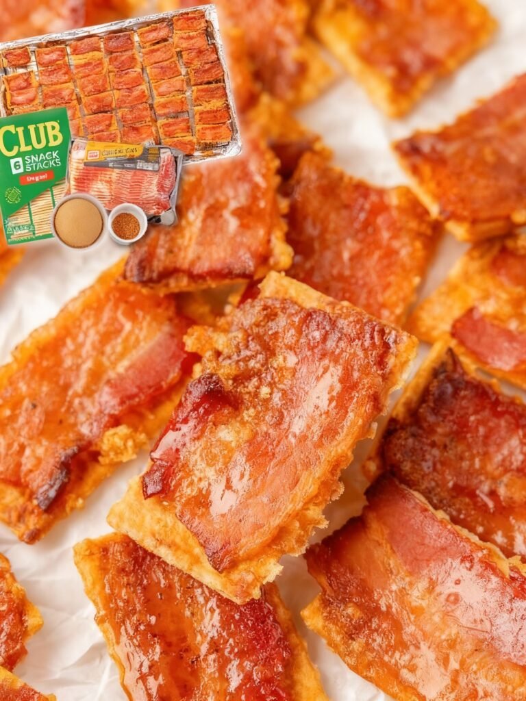 Candied Bacon Crackers Recipe