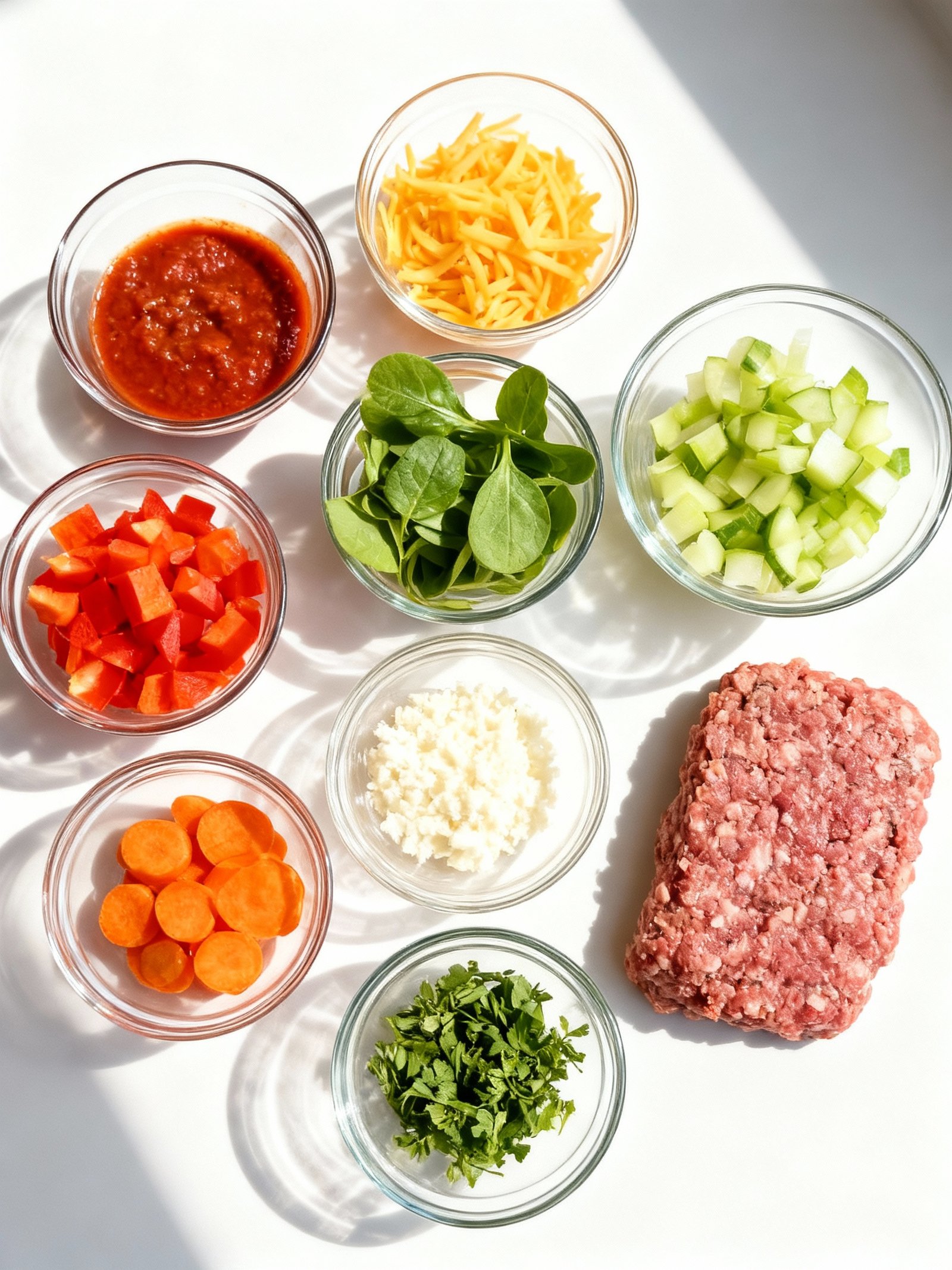 Cheddar Bay Hamburger Casserole ingredients