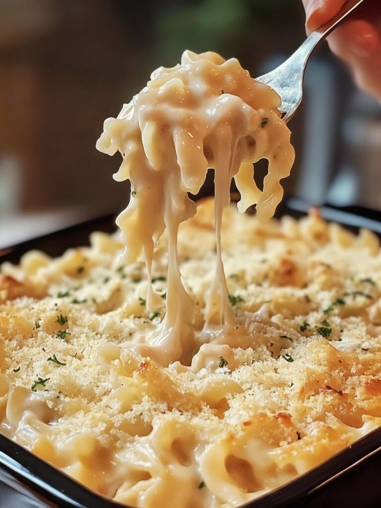 Cheesy Chicken Noodle Casserole Recipe