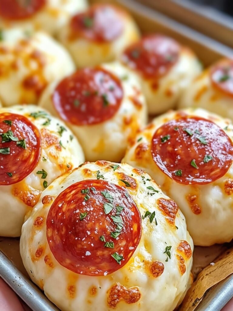 Cheesy Pepperoni Pizza Bombs Recipe