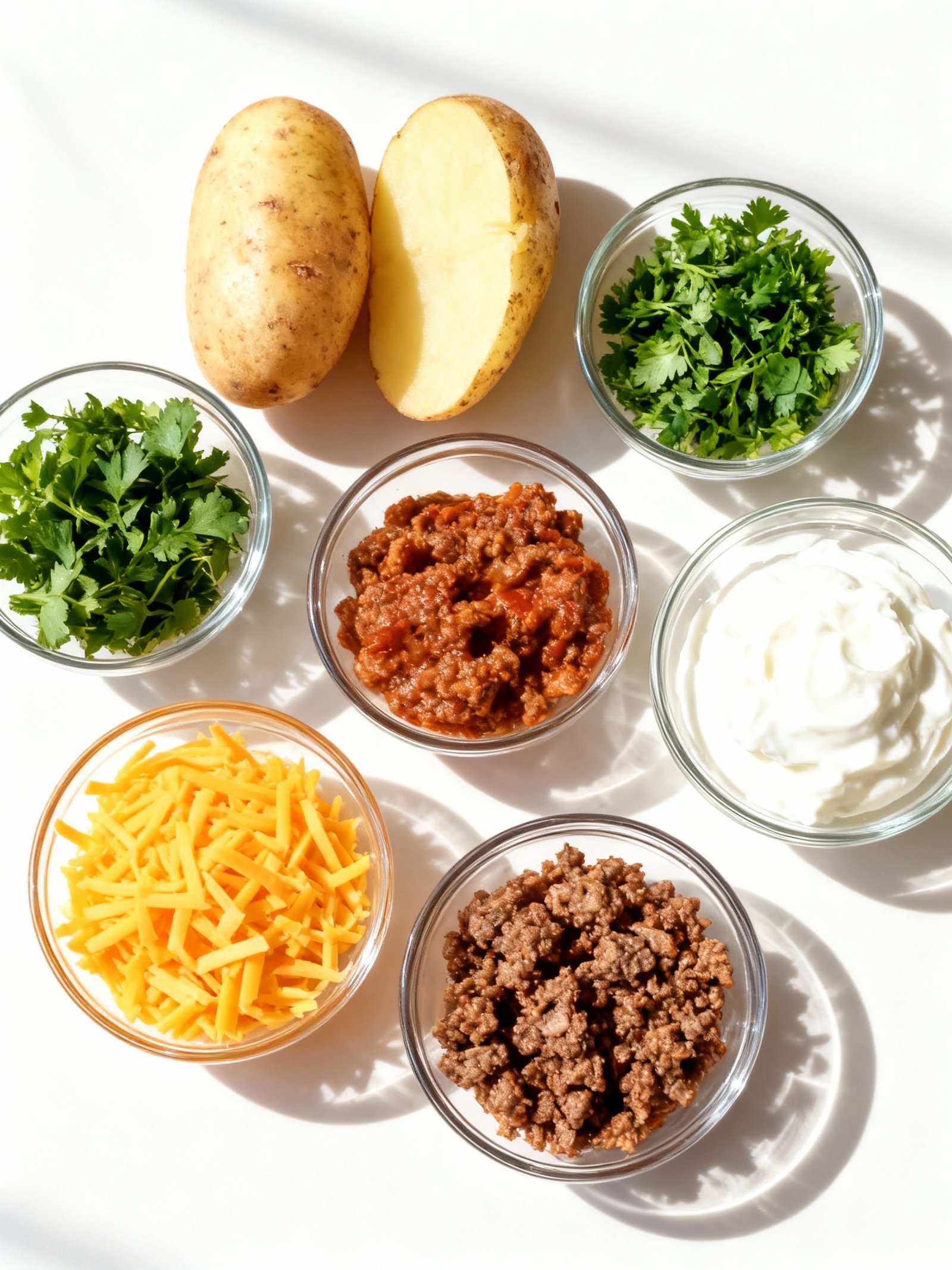 Cheesy Taco Potatoes ingredients