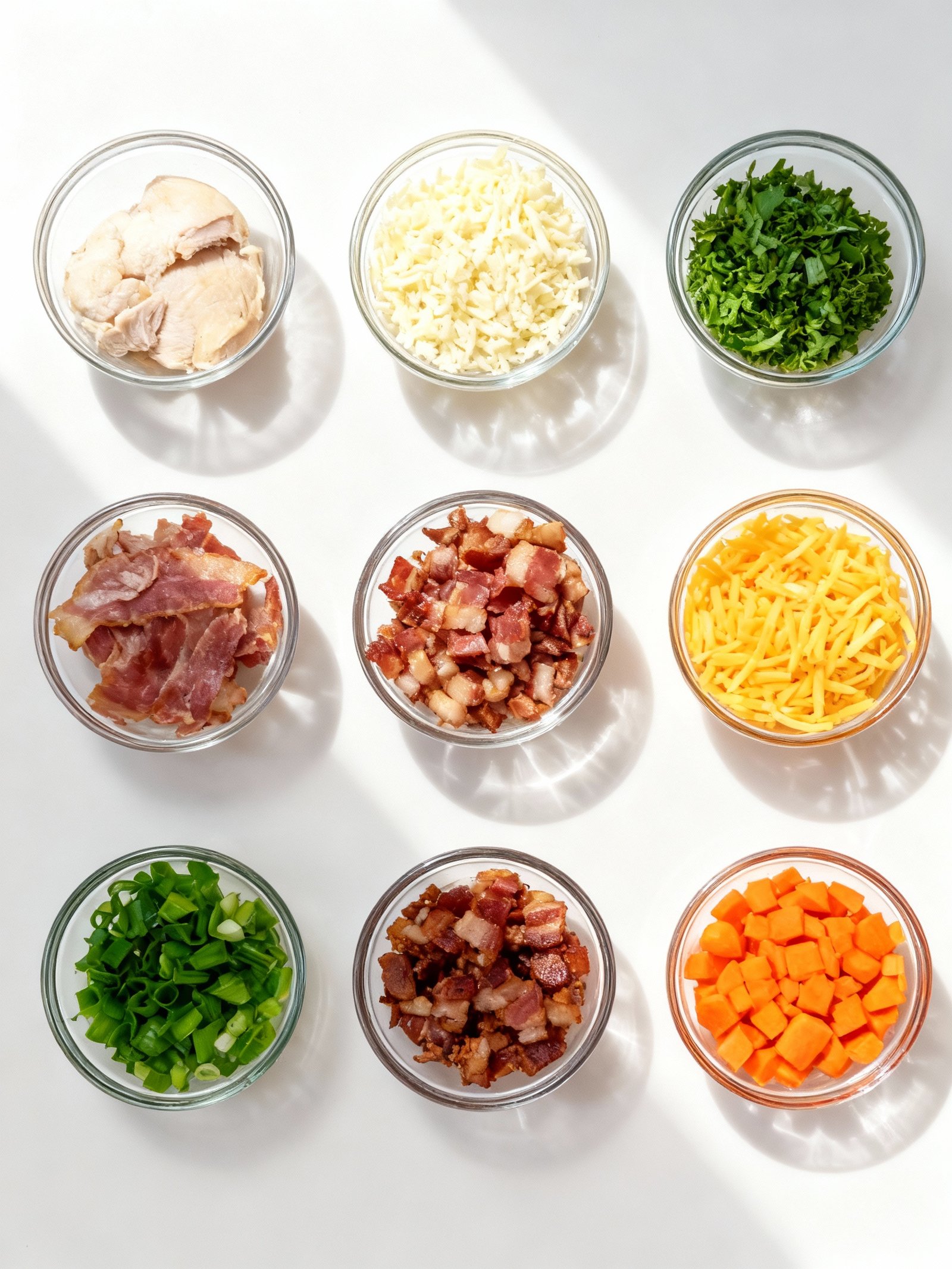 Chicken Bacon Crunch Casserole ingredients
