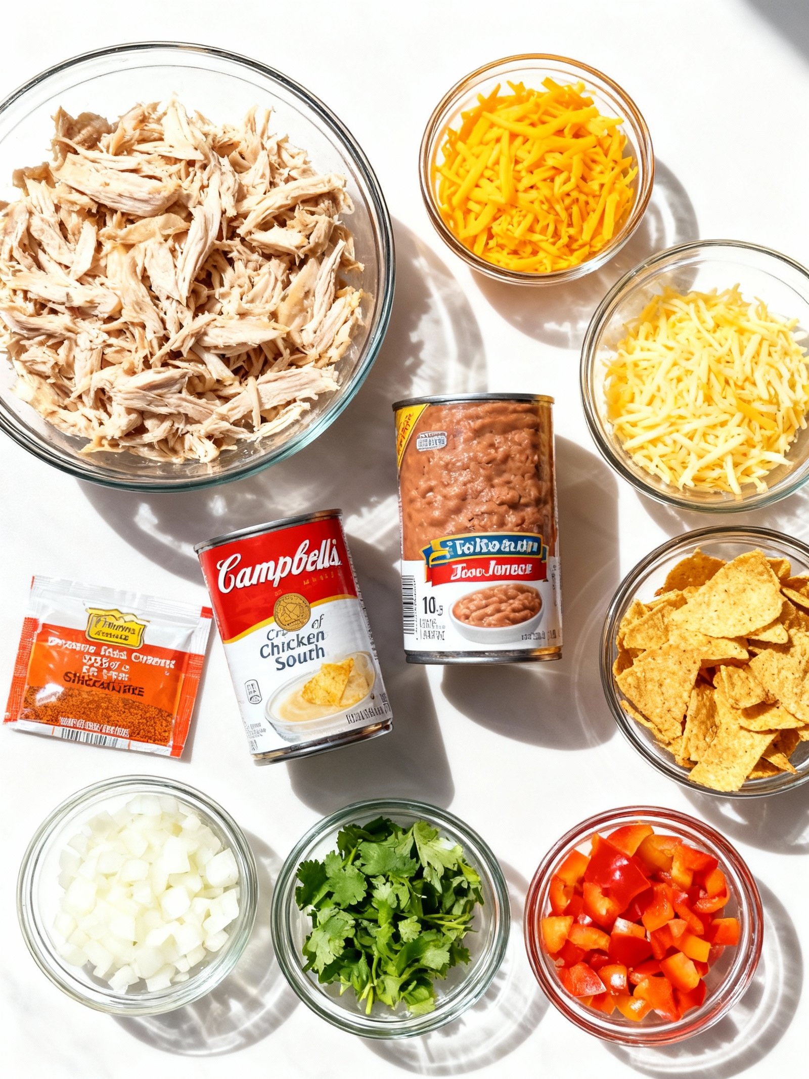 Chicken Taco Casserole ingredients
