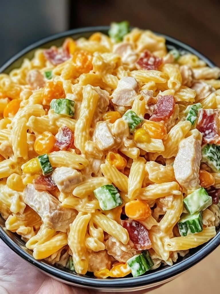 Chicken Club Pasta Salad Recipe