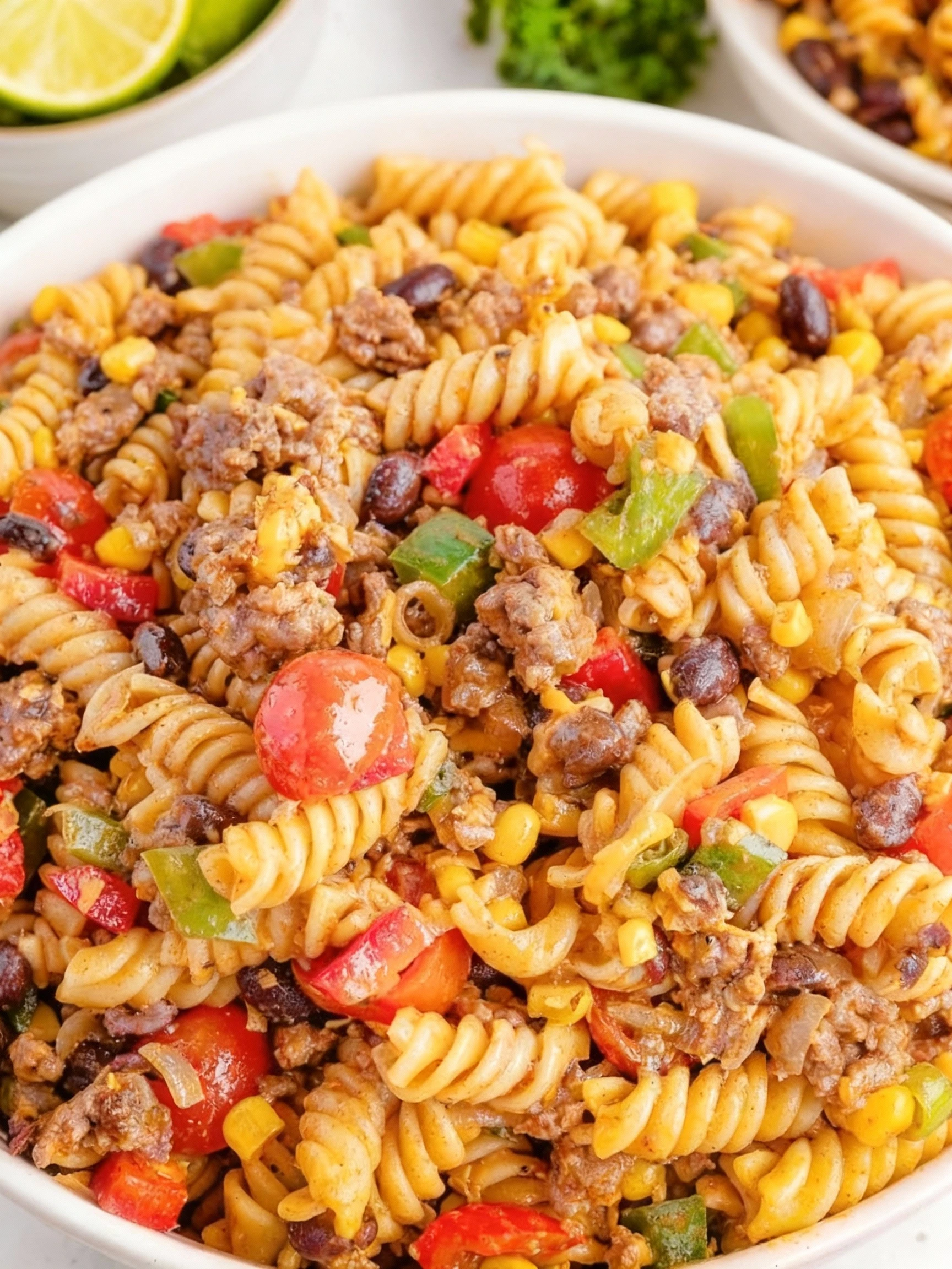 Cowboy Pasta Salad finished