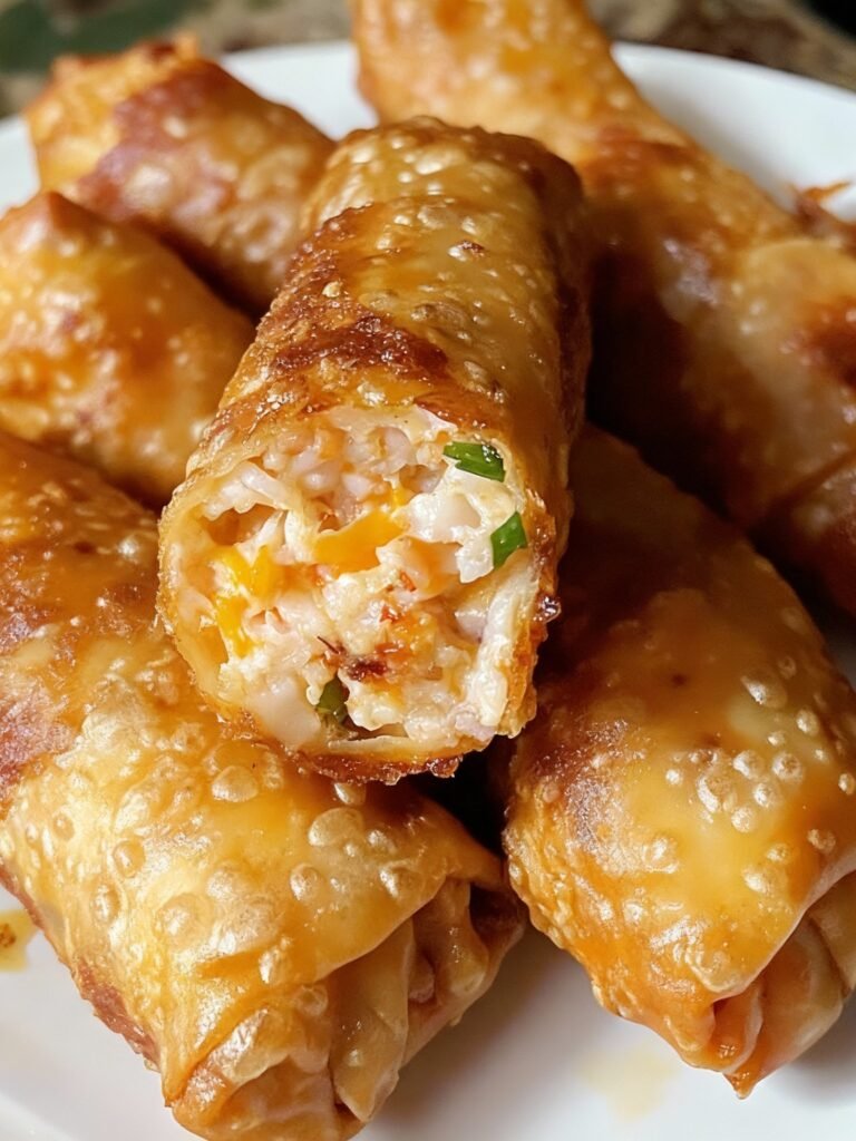 Crab Cake Egg Rolls Recipe