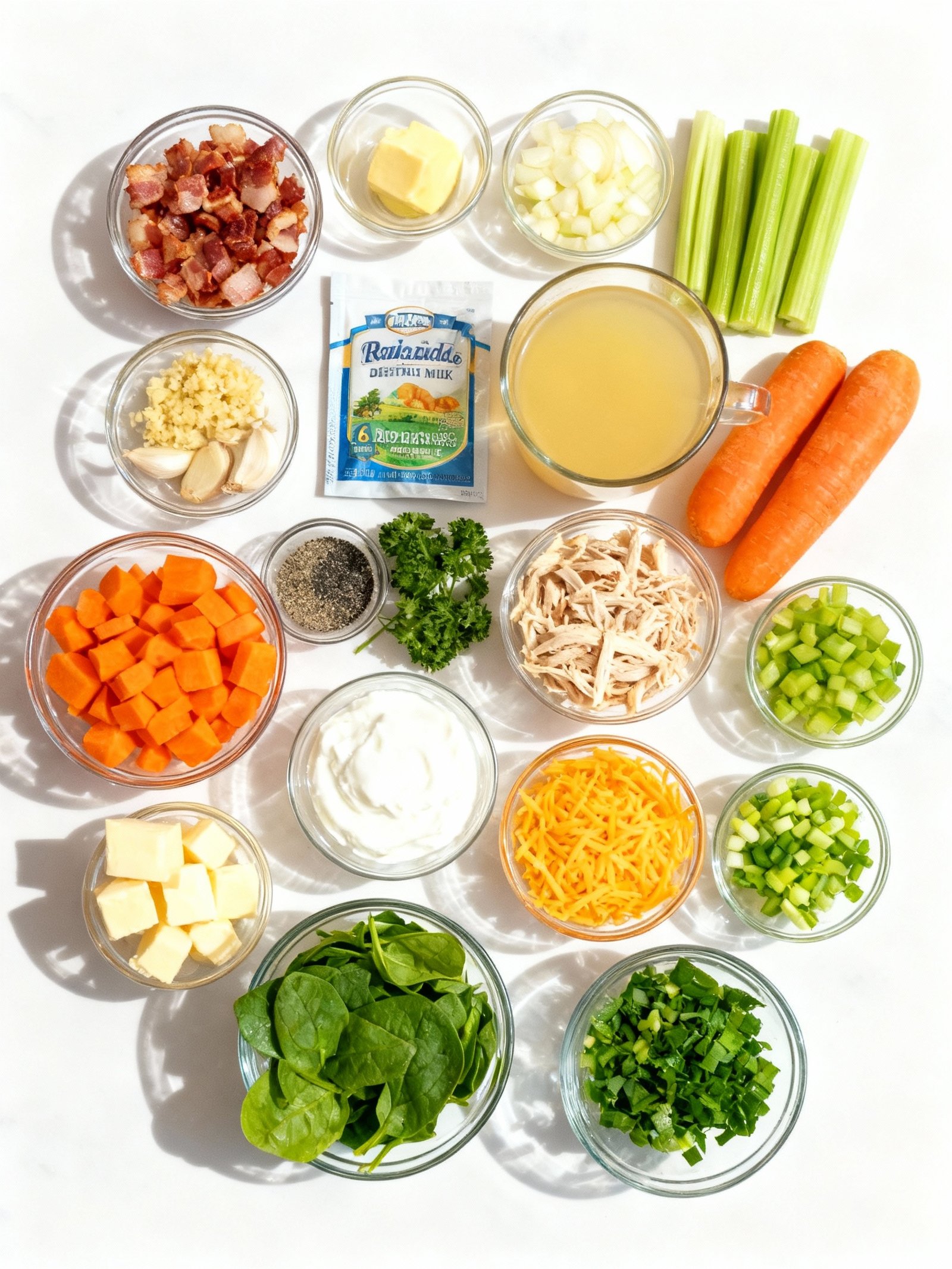 Crack Chicken Soup ingredients