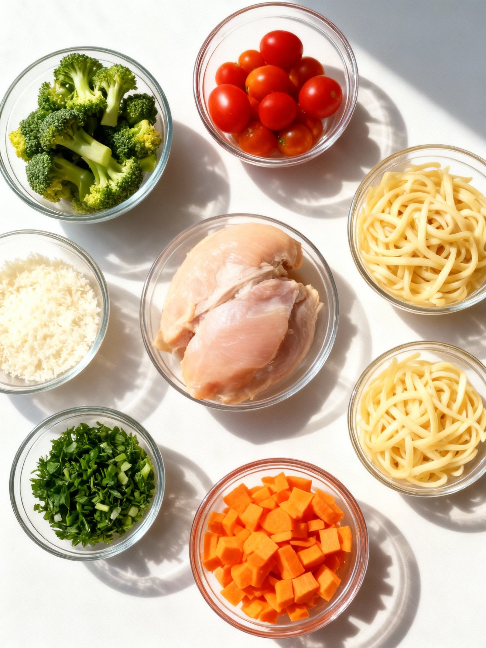 Creamy Chicken Tetrazzini Casserole ingredients