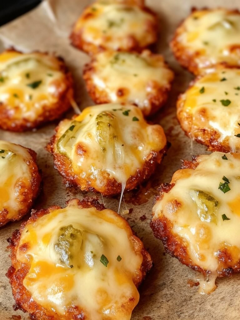 Crispy Pickle Cheese Bites Recipe