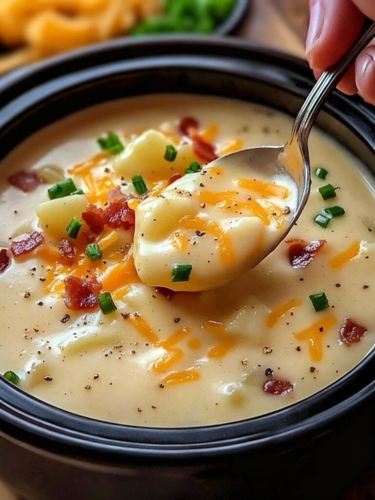 Crock Pot Crack Potato Soup Recipe