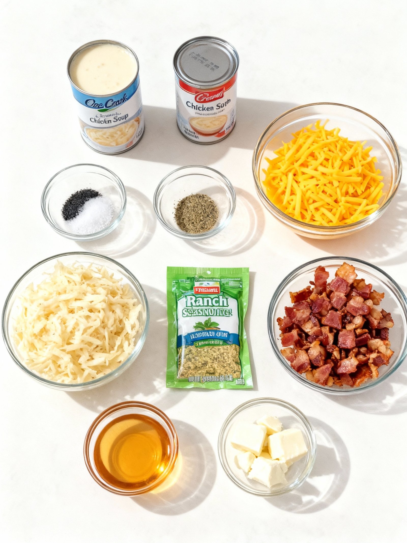 Crock Pot Crack Potato Soup ingredients