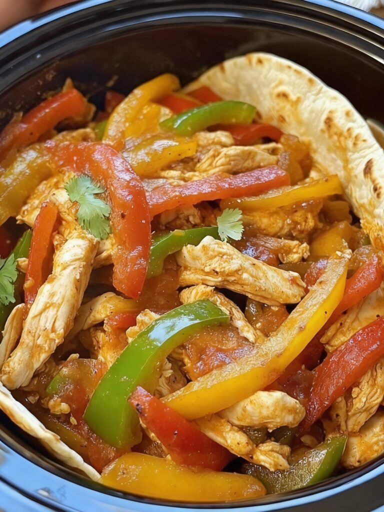Crockpot Chicken Fajitas Recipe