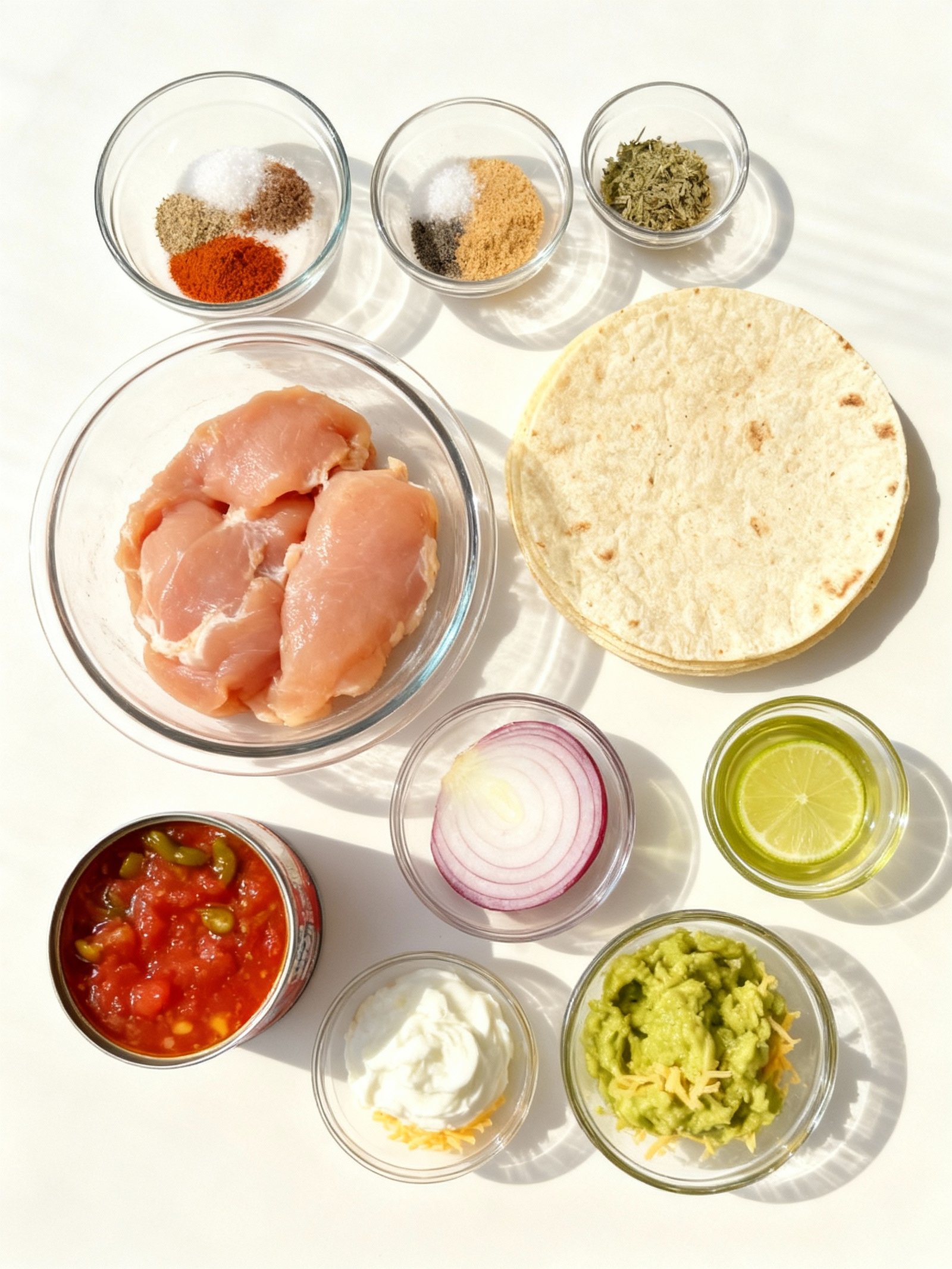 Crockpot Chicken Fajitas ingredients