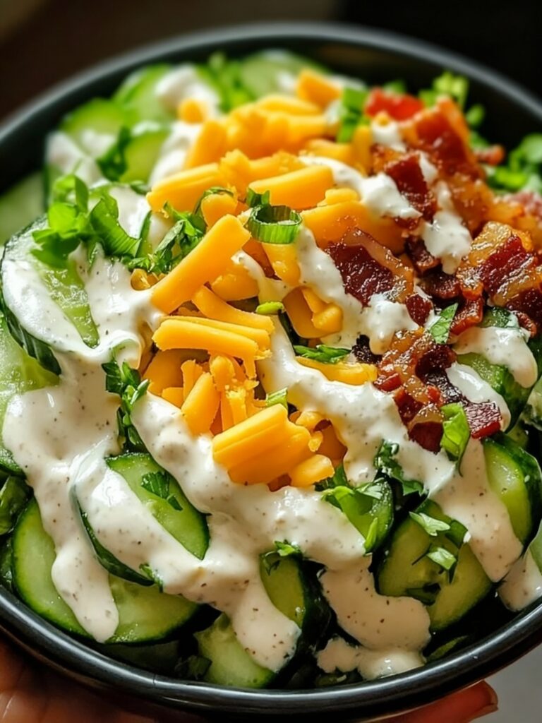 Cucumber Ranch Crack Salad Recipe