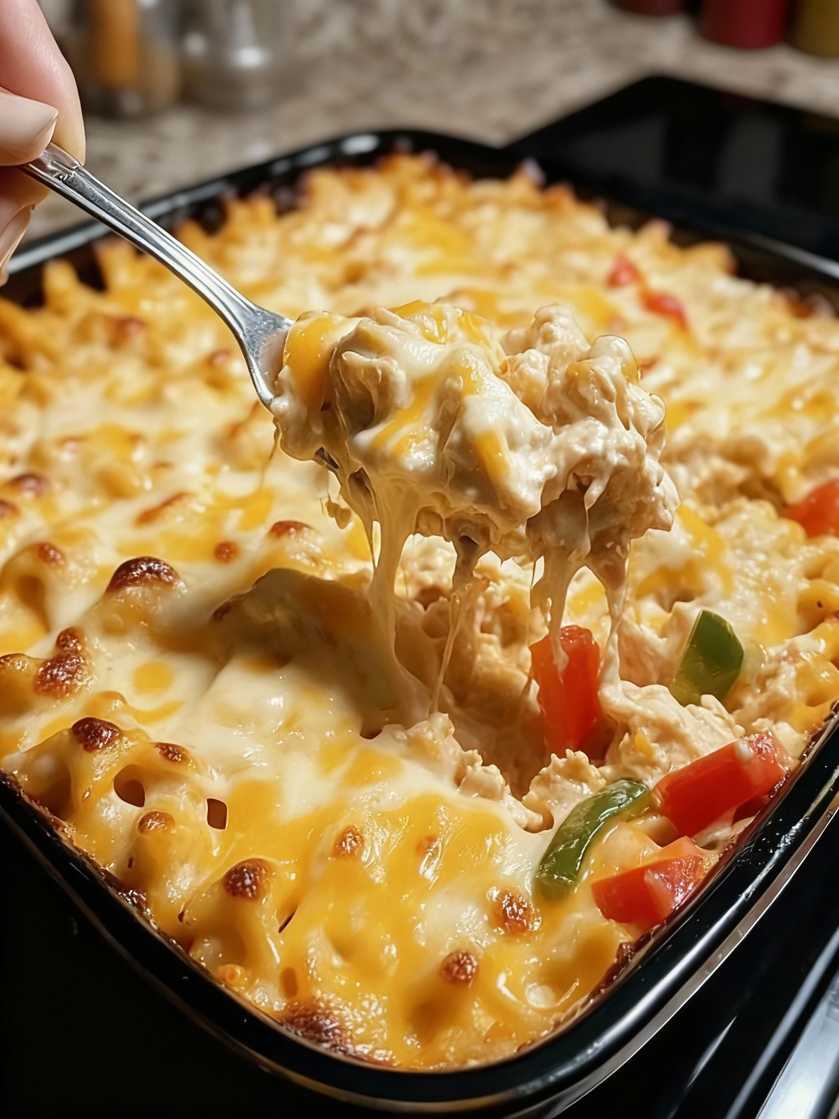 Fajita Chicken Casserole finished