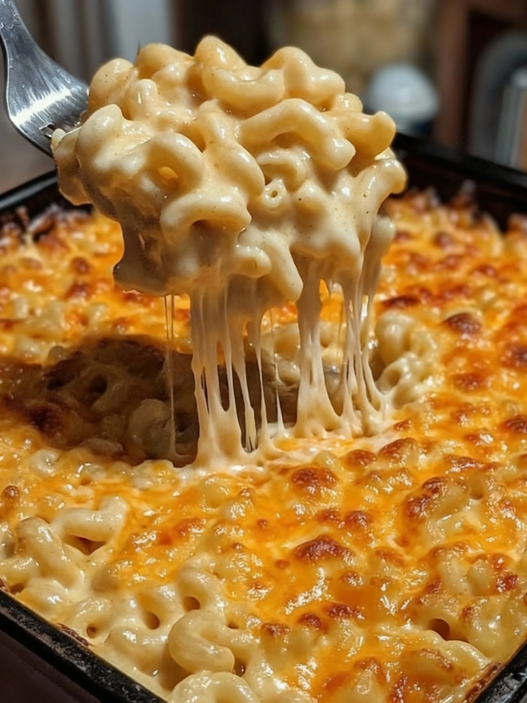 Five Cheese Baked Mac & Cheese finished