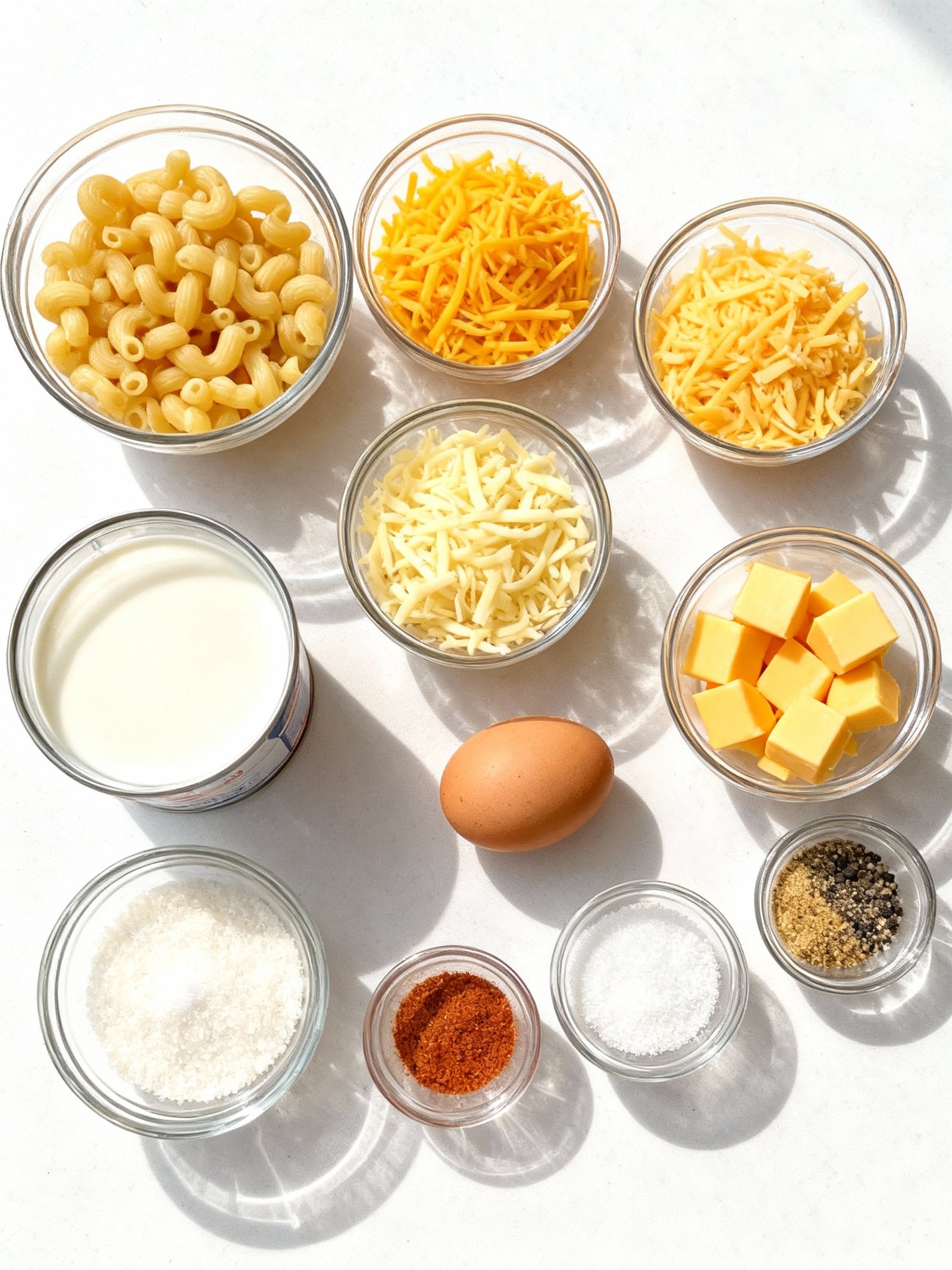 5 Cheese Krack n Cheese ingredients