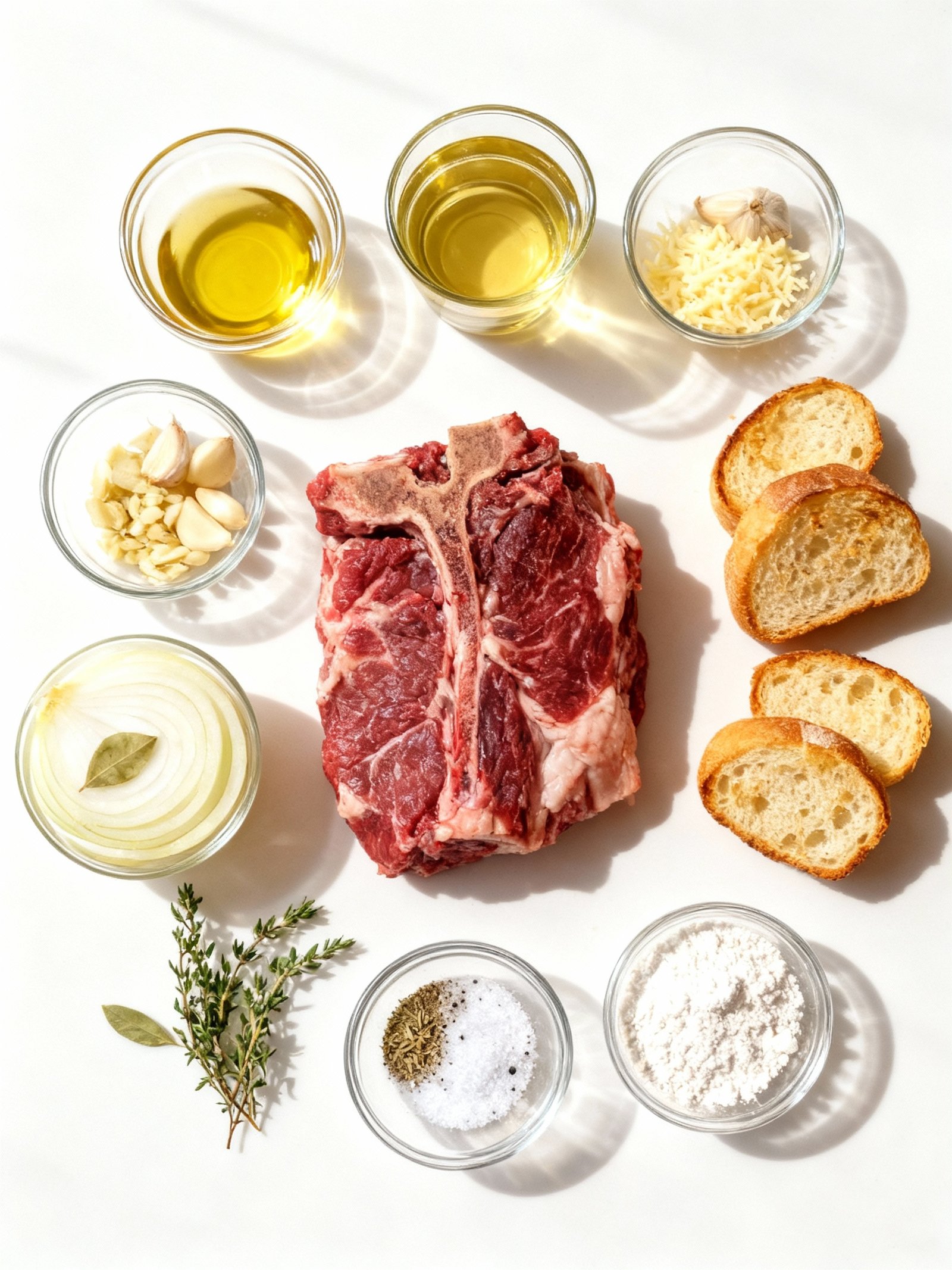 French Onion Beef Short Rib Soup ingredients