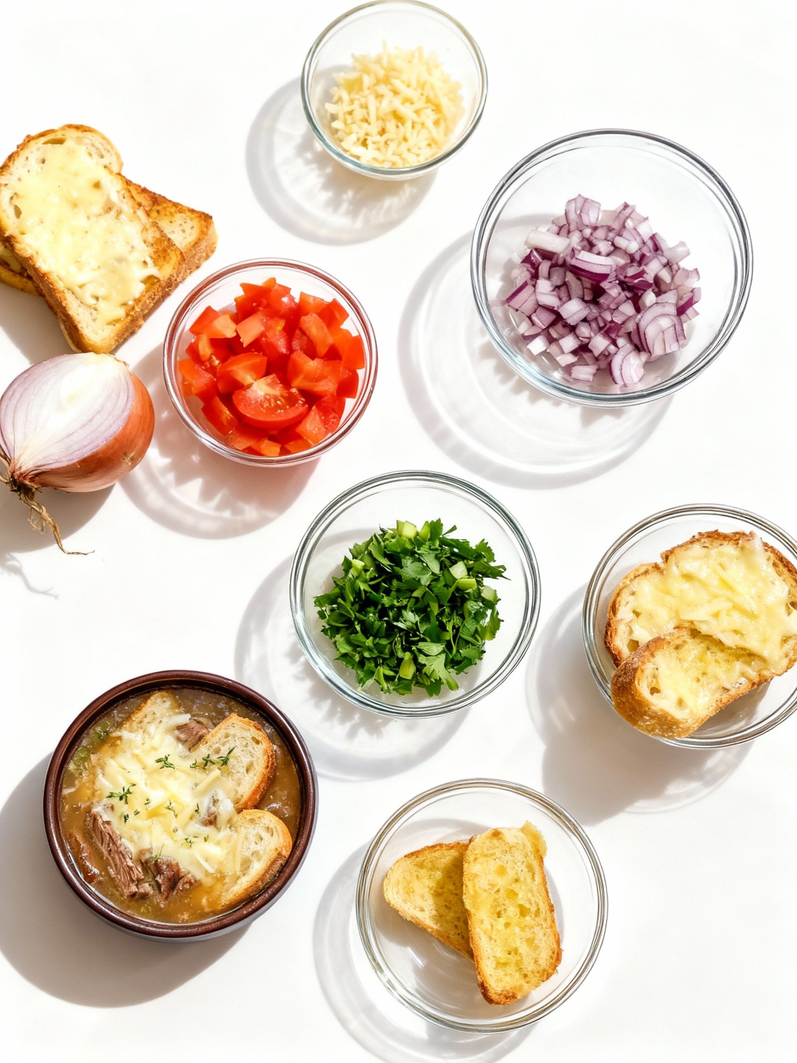 French Onion Short Rib Soup with Cheesy Gruyère Toast ingredients