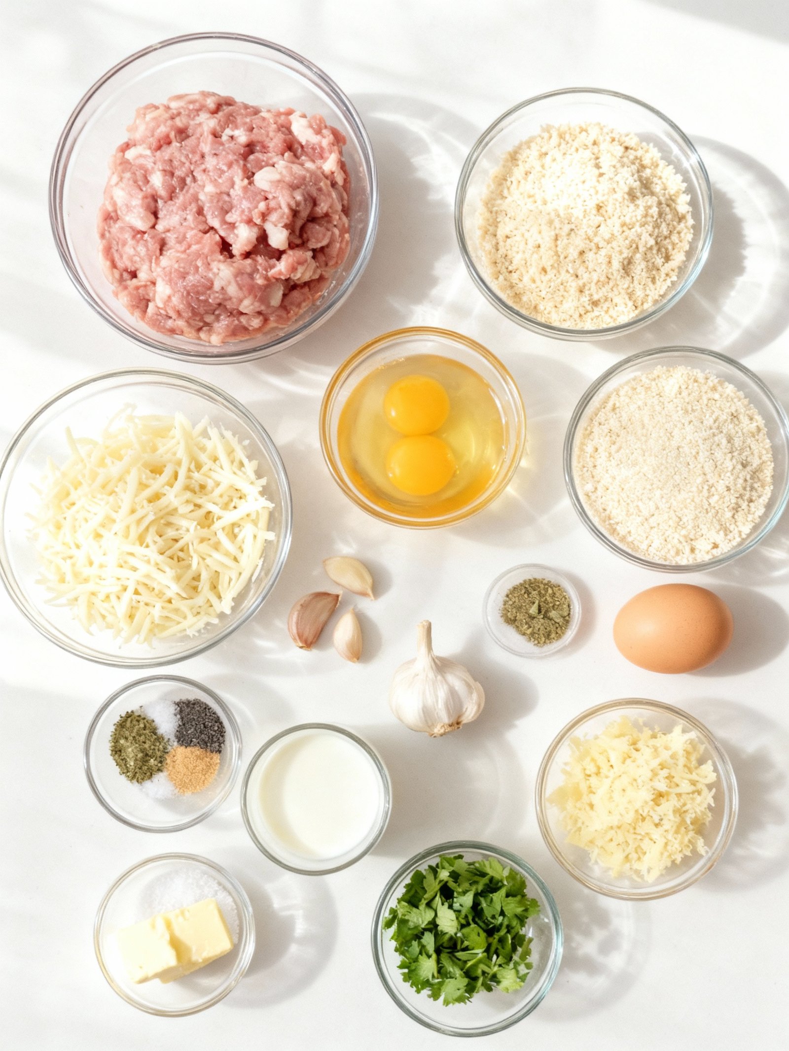 Melt-in-Your-Mouth Garlic Parmesan Chicken Meatloaf ingredients