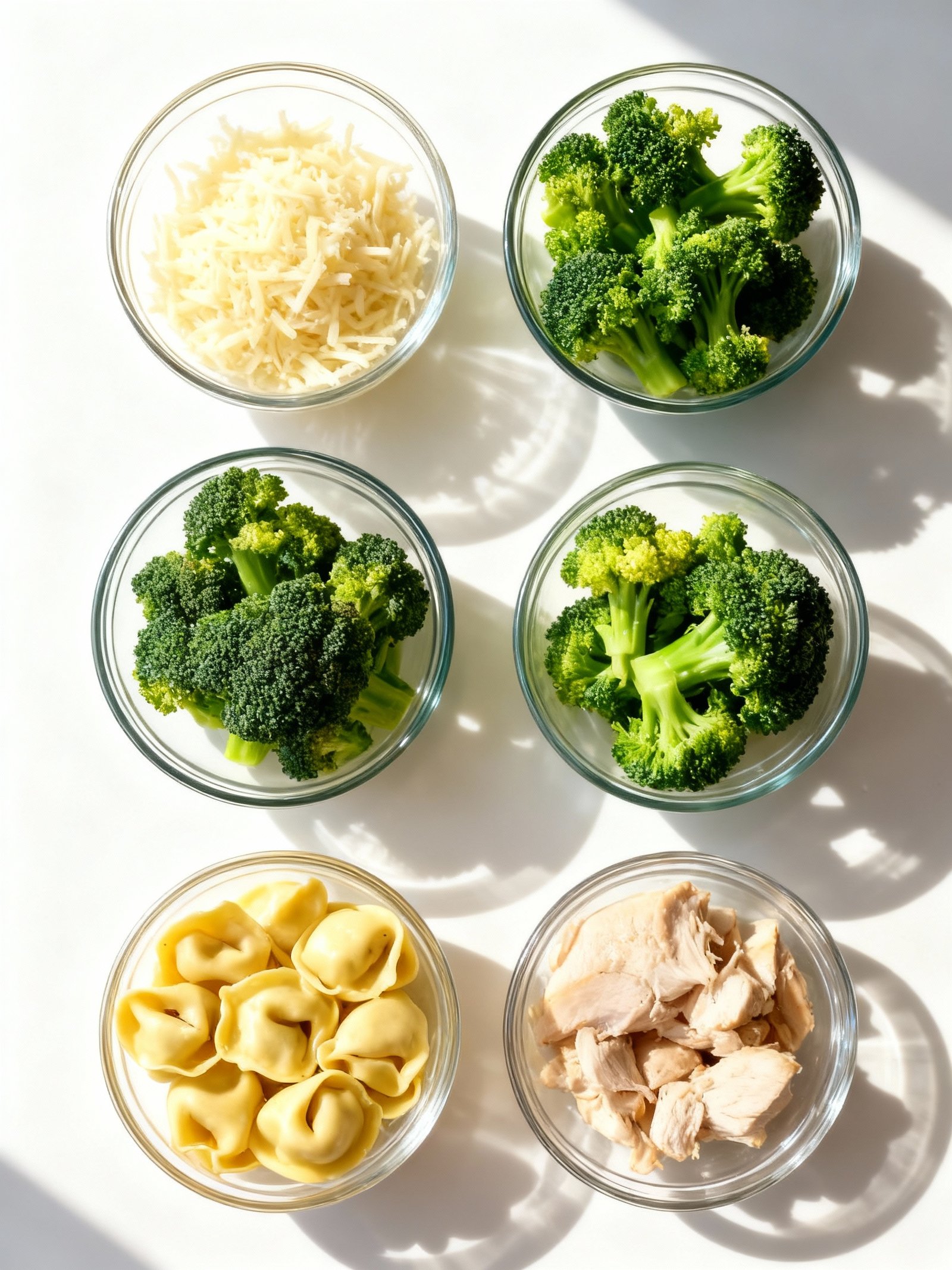 Garlic Parmesan Chicken Tortellini and Broccoli ingredients