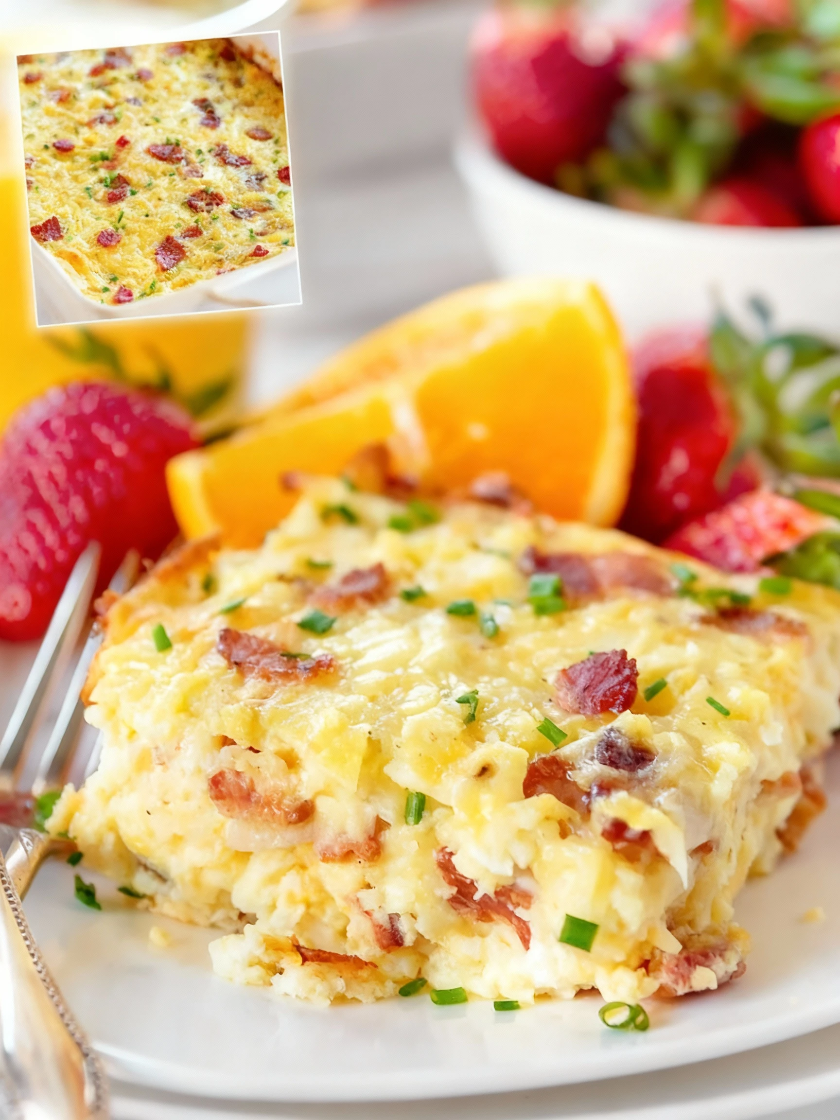 Hash Brown Breakfast Casserole finished