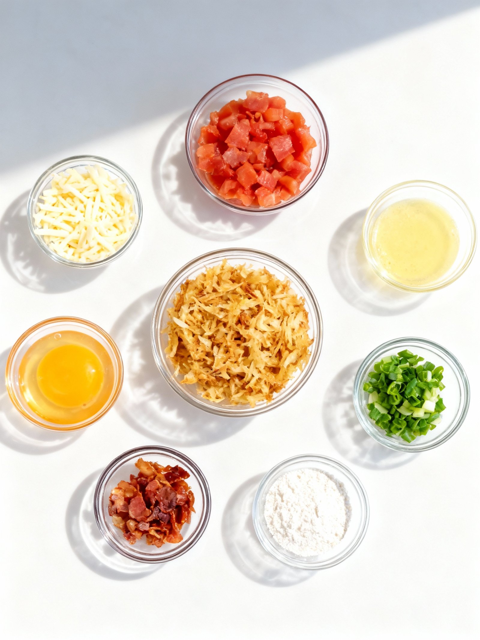 Hash Brown Breakfast Casserole ingredients