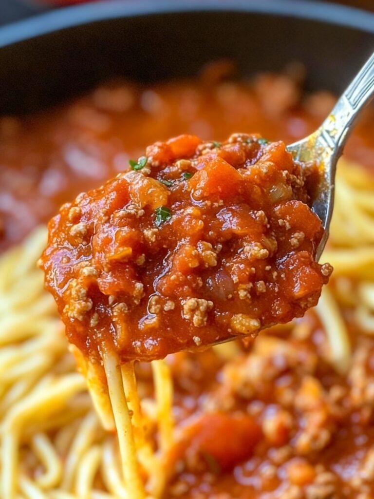 Homemade Spaghetti Sauce Recipe