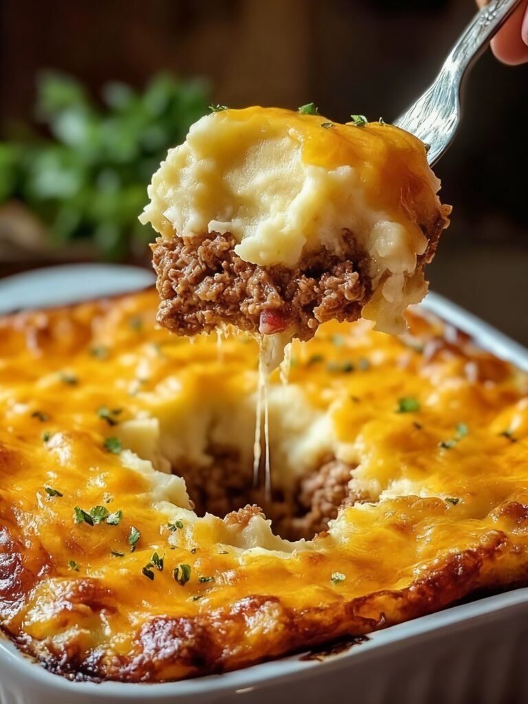 Loaded Potato & Meatloaf Casserole Recipe