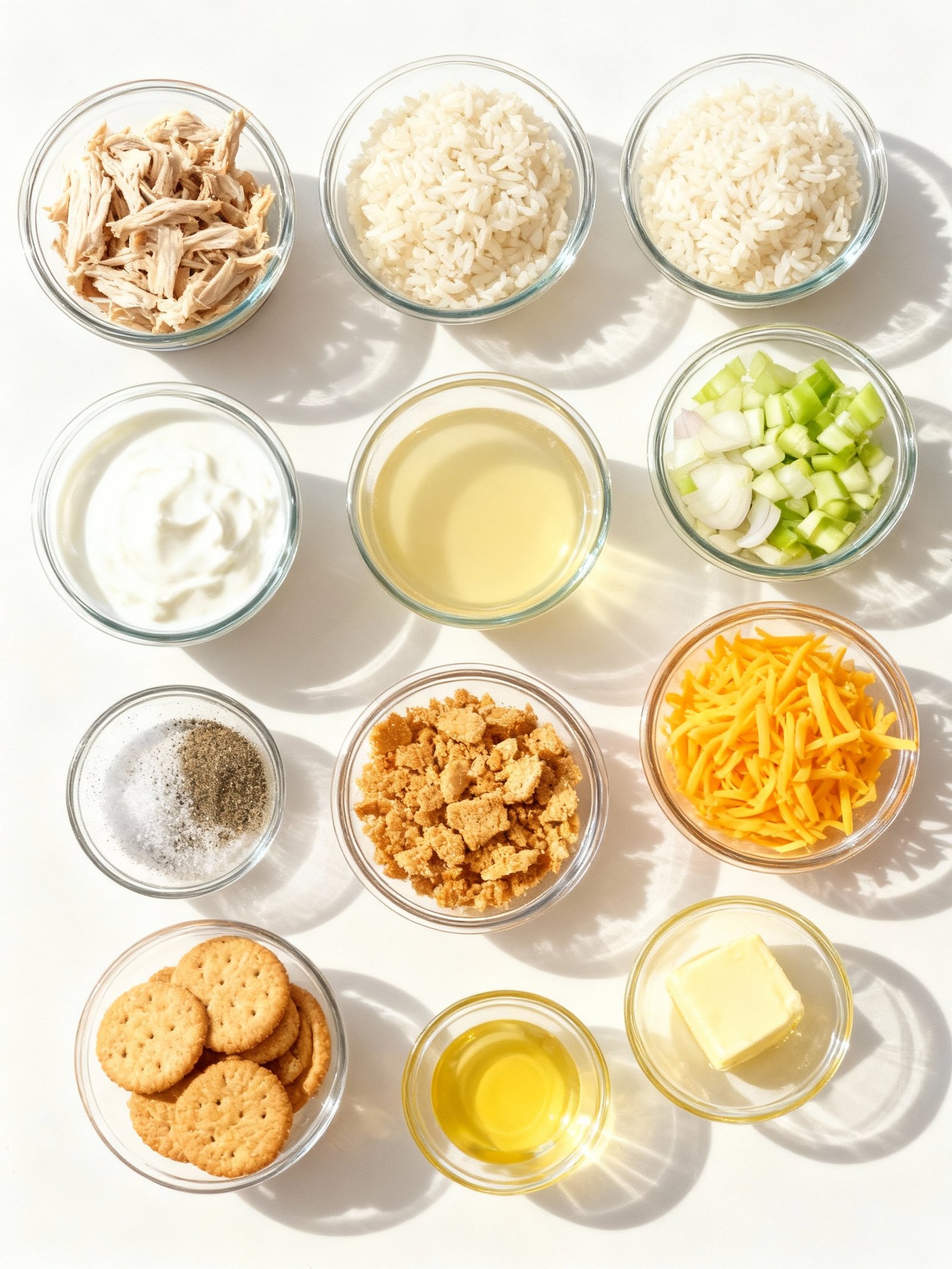 Mamaw's Chicken and Rice Casserole ingredients