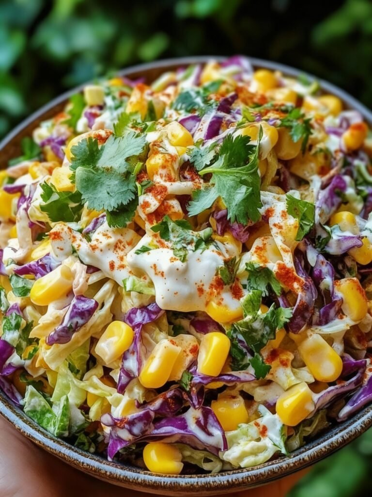 Mexican Street Corn Coleslaw Recipe