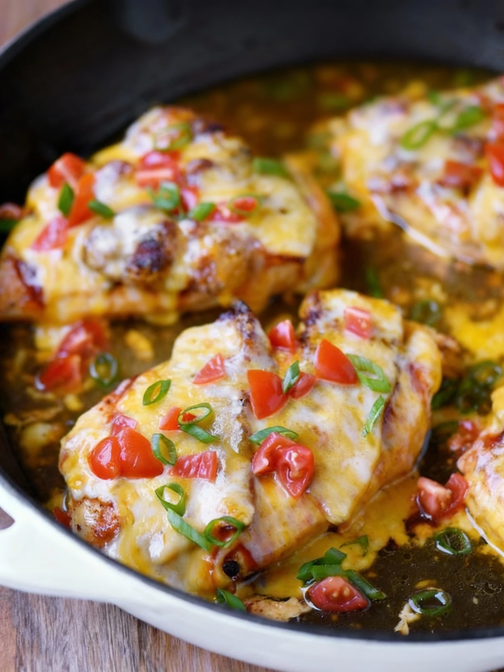 Monterey Chicken is a dinner the whole family will love Juicy chicken breasts topped with BBQ sauce, crispy finished