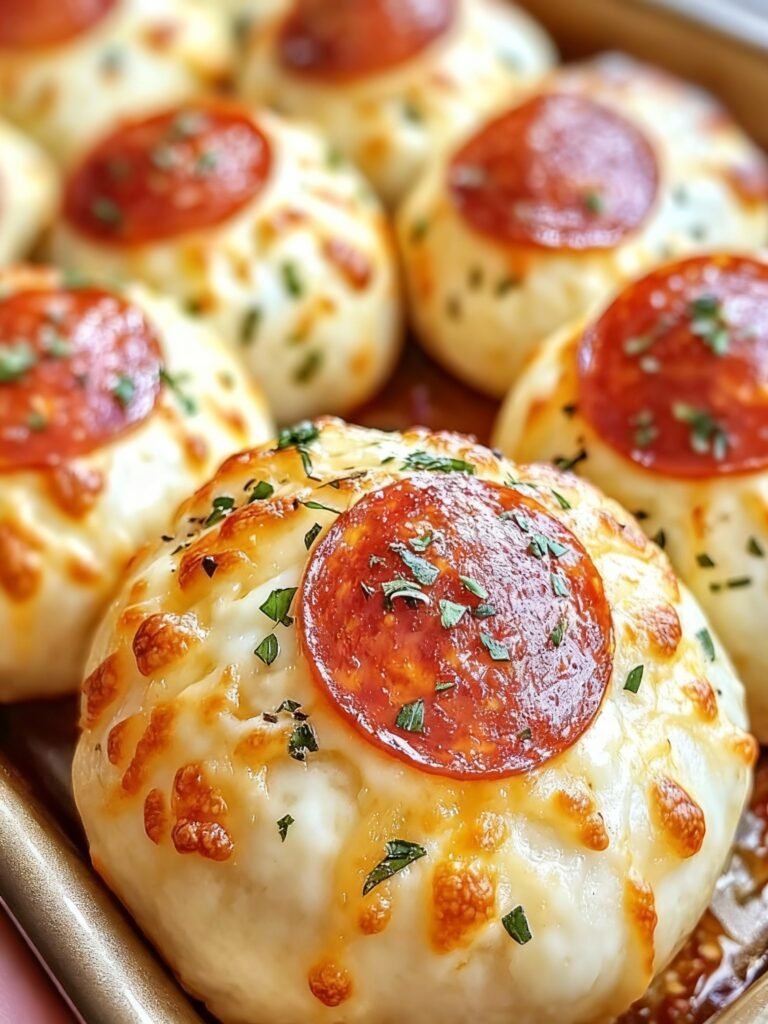 Pepperoni Pizza Bombs Recipe