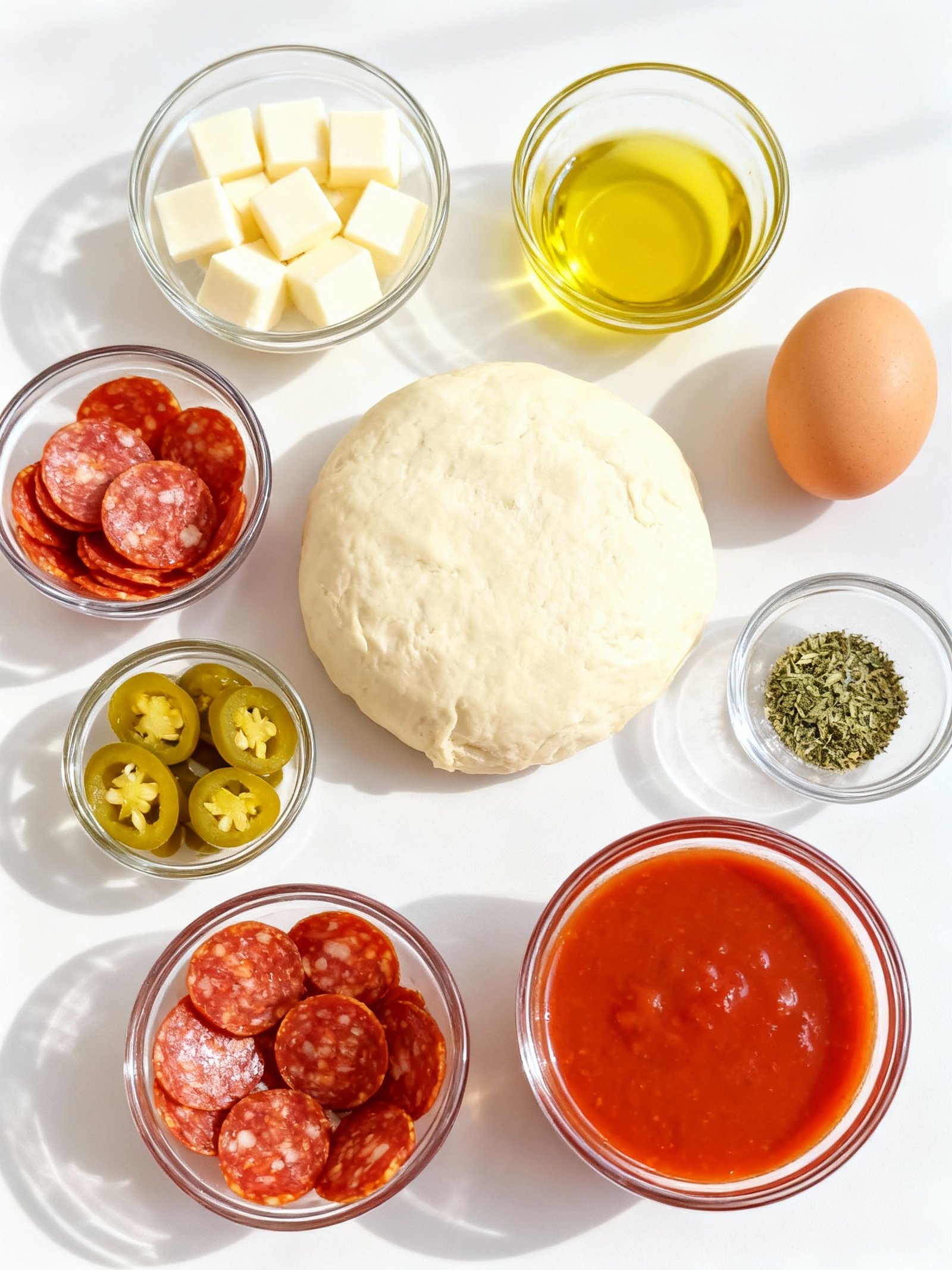 Pepperoni Pizza Bombs ingredients