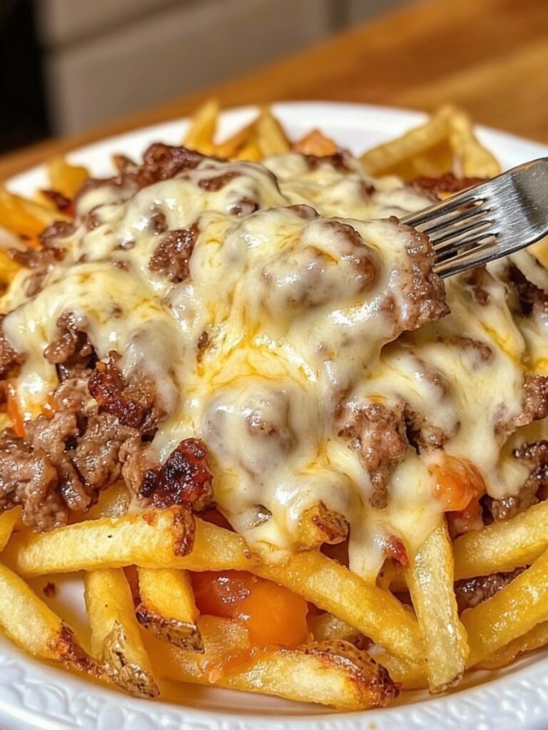 Philly Cheesesteak Fries Recipe