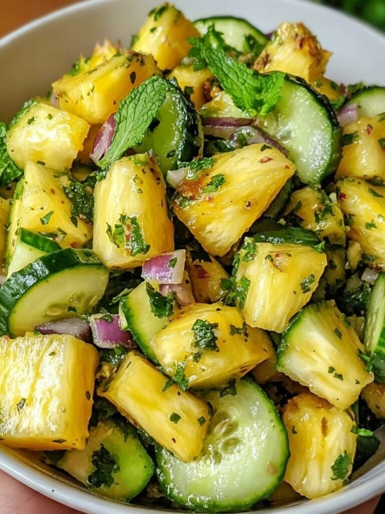 Pineapple Cucumber Salad Recipe
