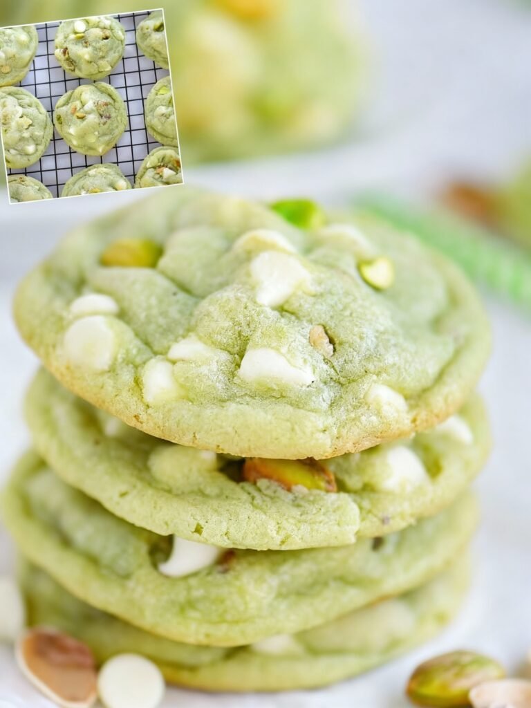 Soft and Chewy Pistachio Pudding Cookies Recipe