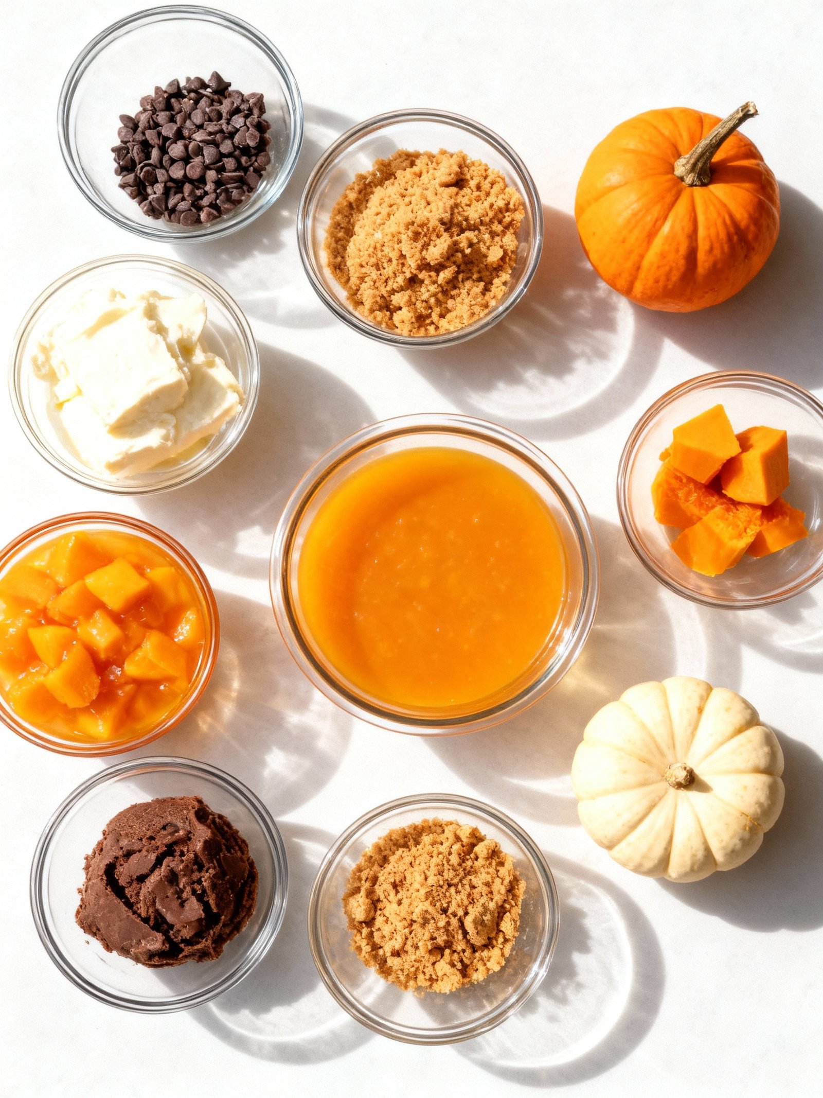 Pumpkin Cheesecake Trifle ingredients