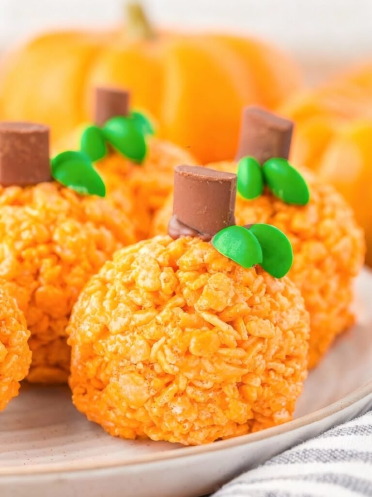 Pumpkin Spice Rice Krispie Treats Recipe
