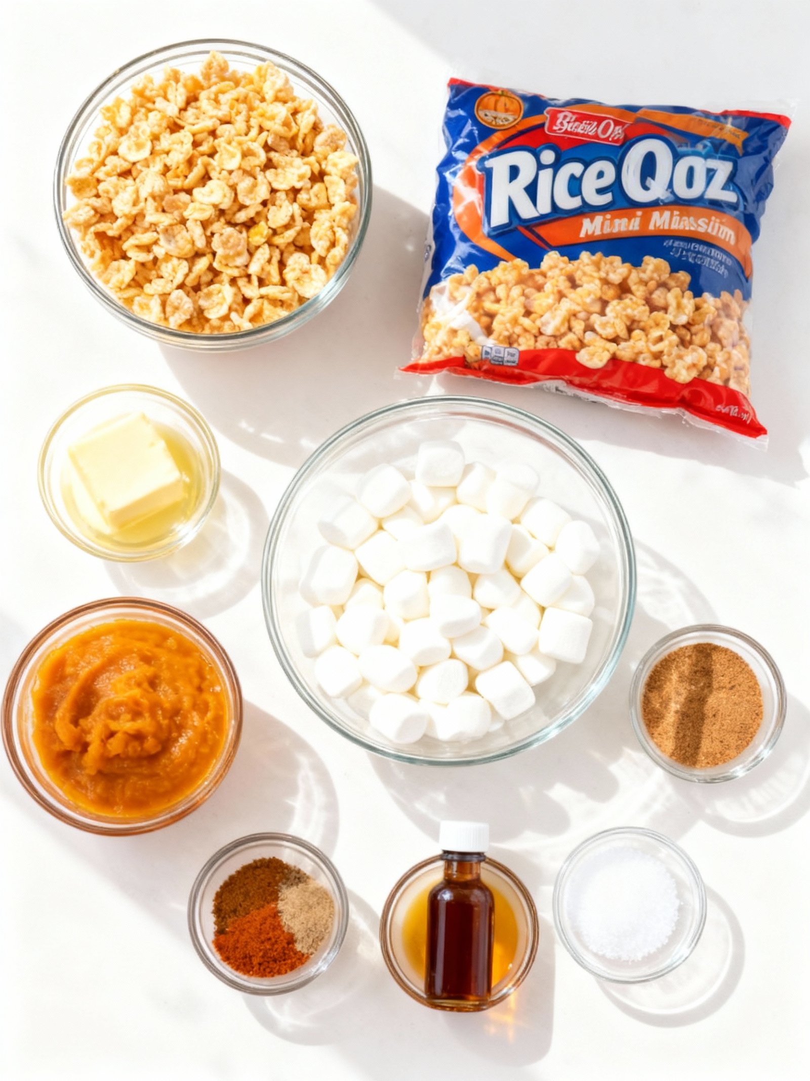 These Pumpkin Rice Krispie Treats are soft, sweet and so easy to make A spooktacular no-bake treat The cutest Halloween dessert ingredients
