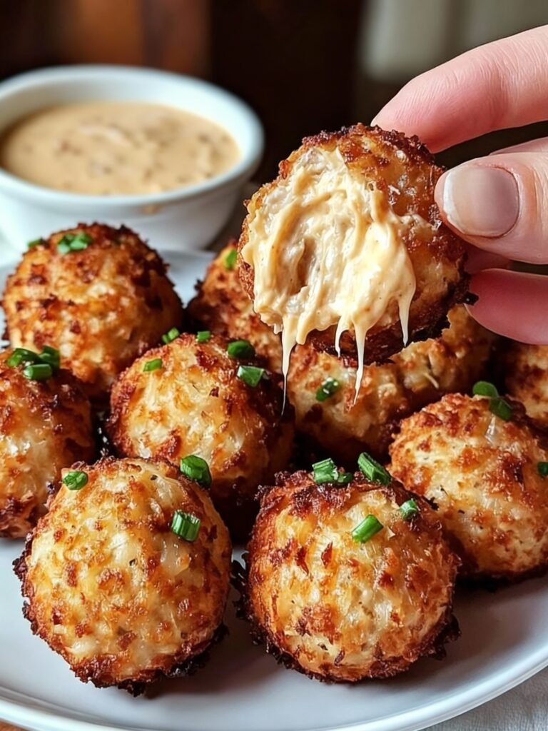 Reuben Balls with Spicy Thousand Island Dipping Sauce