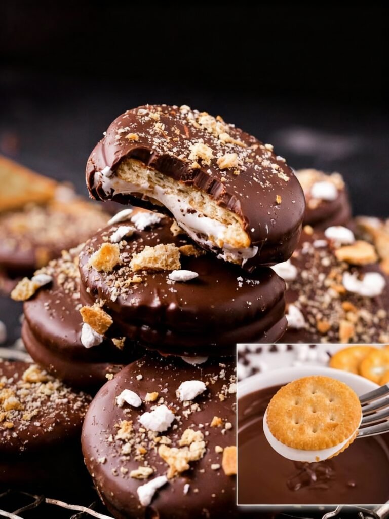 No Bake Ritz S’mores Cookies Recipe