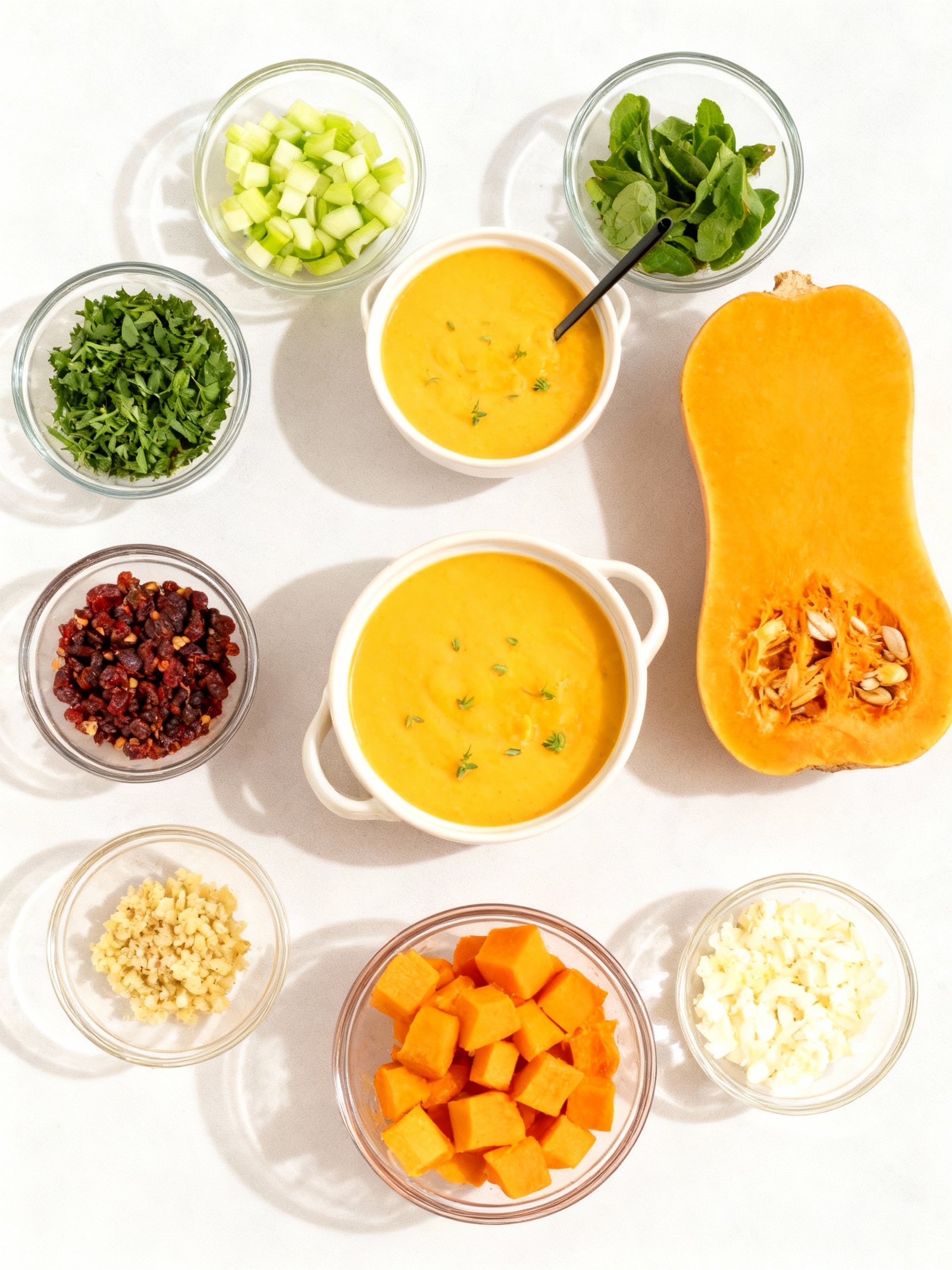 Roasted Butternut Squash Soup ingredients