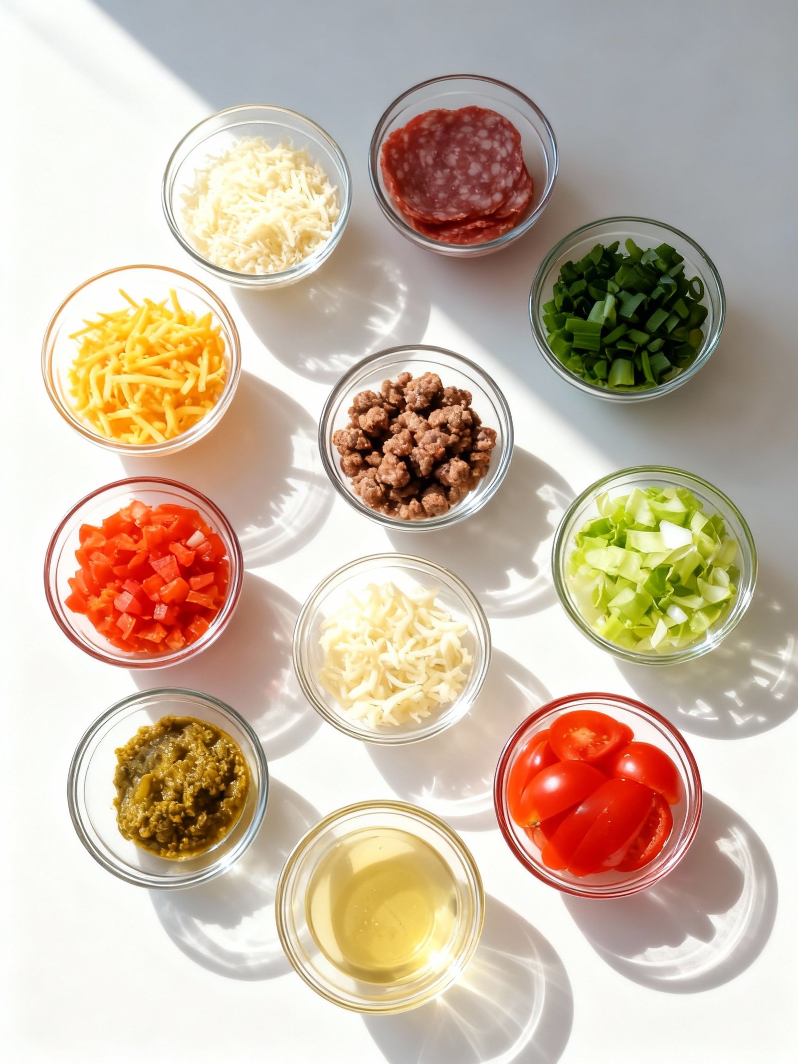 Sausage Gravy Pizza ingredients