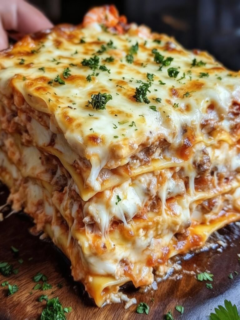 Seafood Lasagna with Shrimp & Crab Recipe