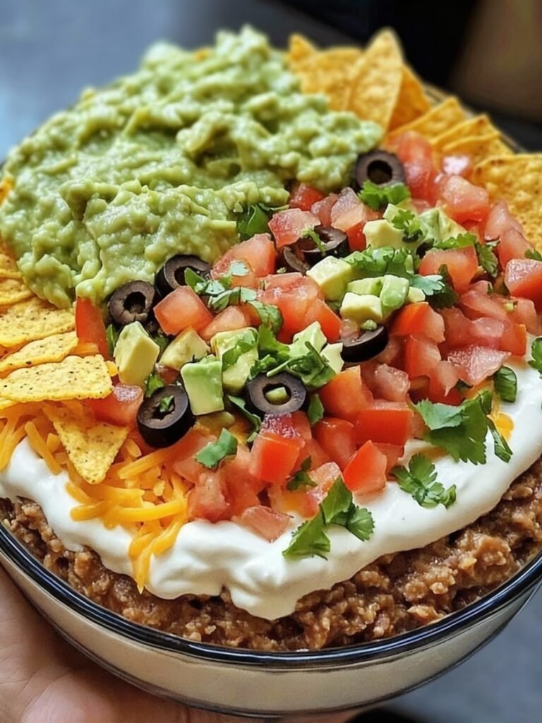 Seven Layer Taco Dip Recipe